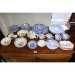Eighteen items of Spodes “Spodes Italian” pattern dinner & coffee ware; & various other items of
