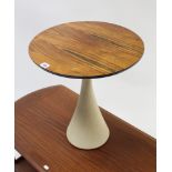 An Arkana of Bath circular occasional table on round tapered centre column, 17¾” diam x 20½” high;