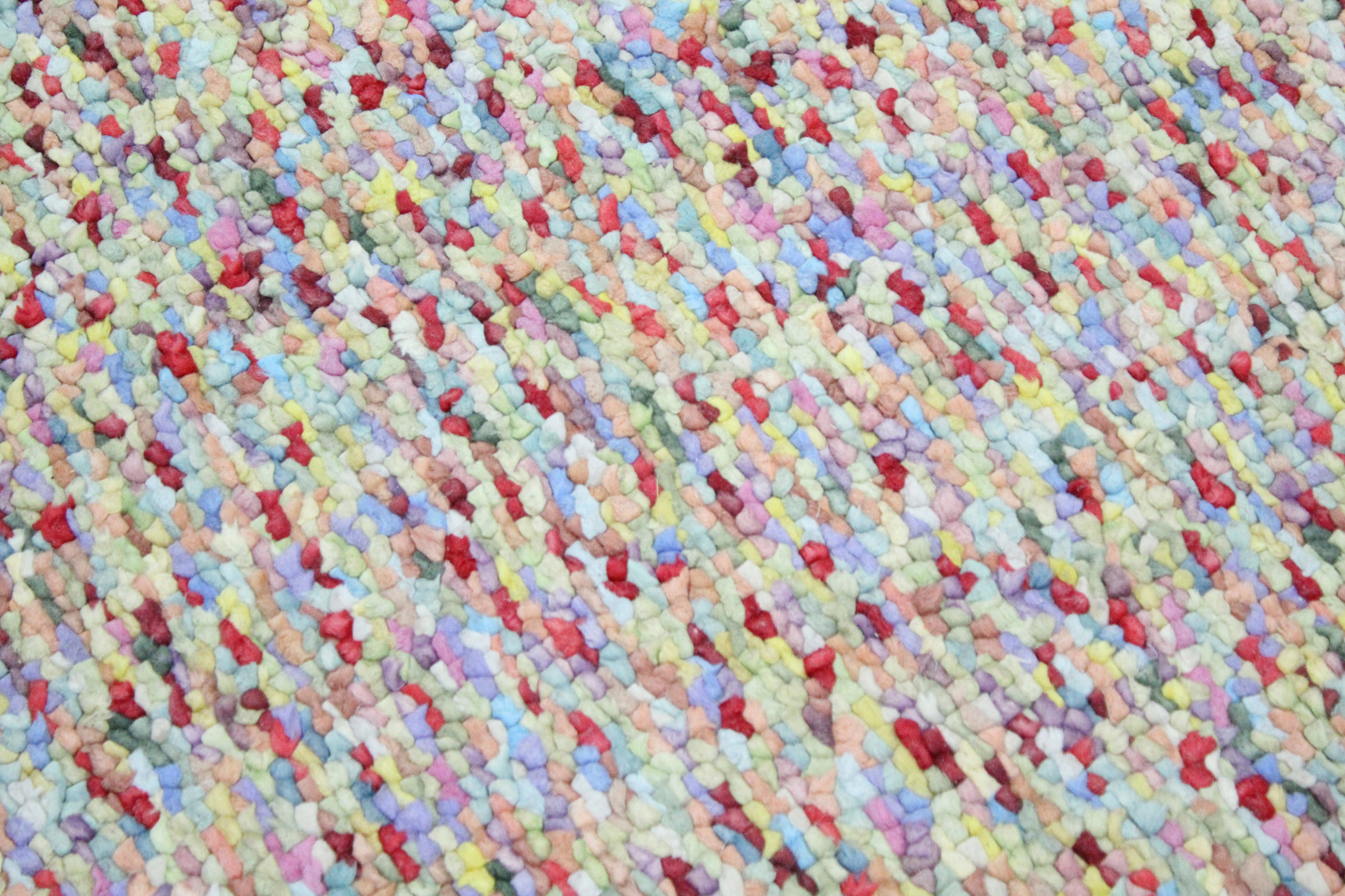 A John Lewis multi-coloured “Jelly Beans” rug, 94” x 68”.