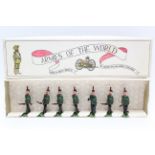 A set of Dorset Armies of the World Series painted lead figures “Kings Royal Rifle Corps 1914,