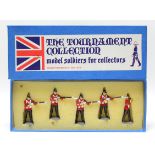 A set of Tournament collection hand painted model soldiers, boxed.