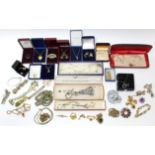 Various items of costume jewellery.