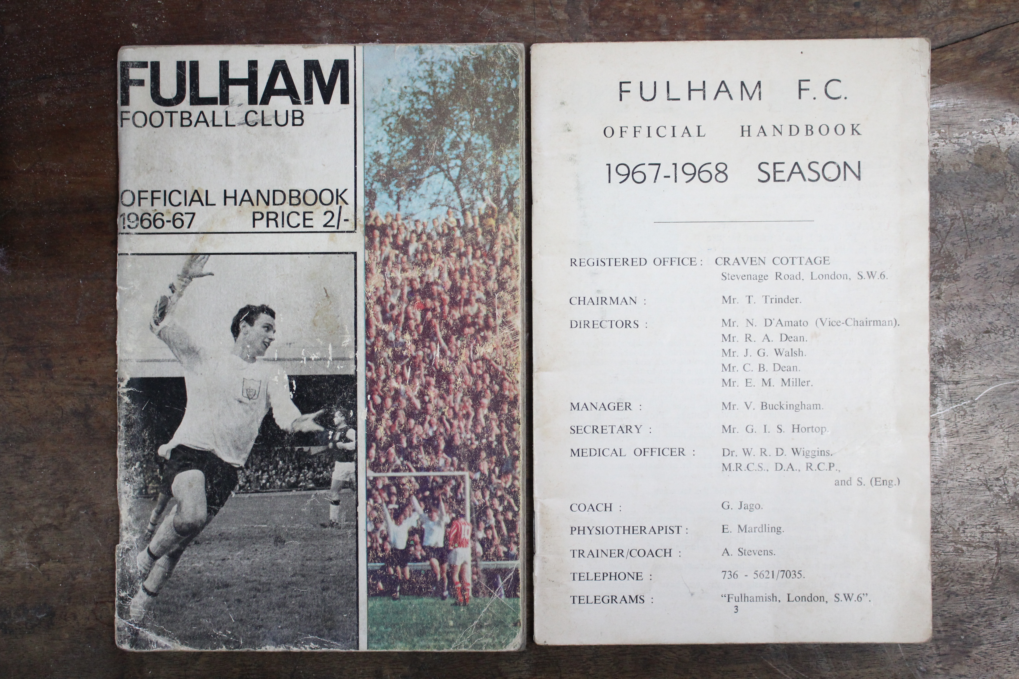 A 1969 football programme “George Cohen’s Night”; together with six various Fulham football - Image 2 of 2