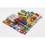 Approximately thirty various scale model vehicles by Corgi, Lone Star, & others, all unboxed.