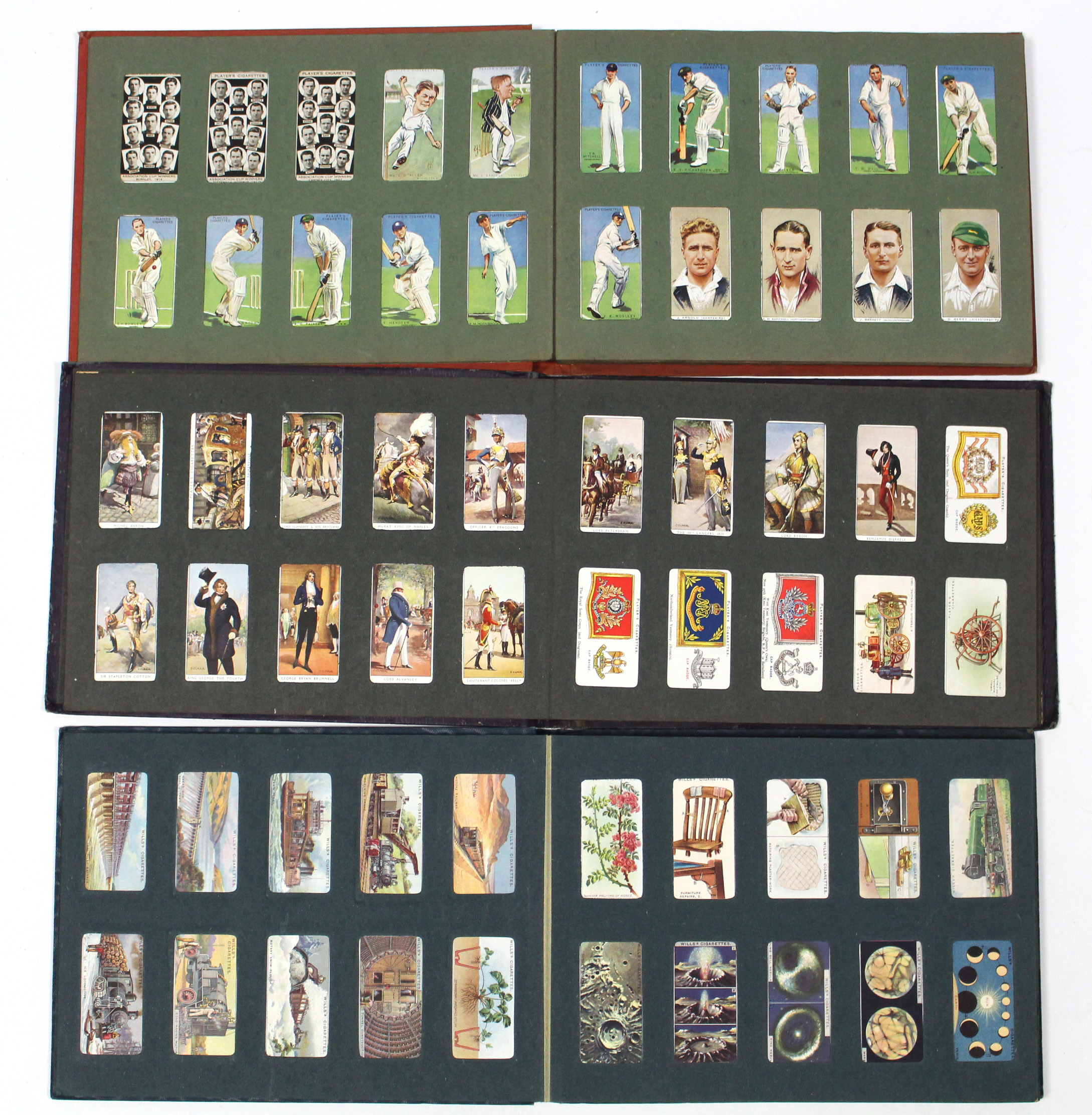 Approximately six hundred various cigarette cards by John Player, W.D. & H.O. Wills, etc.