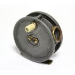 A Dingley pillared cove 3¼” diam. fishing reel.