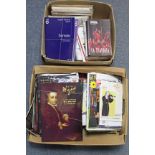 A collection of assorted theatre, opera, & musical festival programmes.