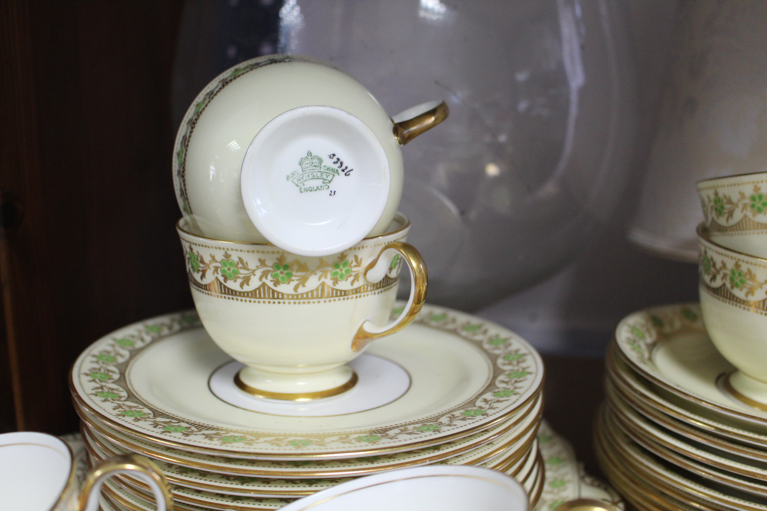 A Wedgwood “Cambrian” pattern part coffee service; two floral decorated part tea services; & various - Image 4 of 7