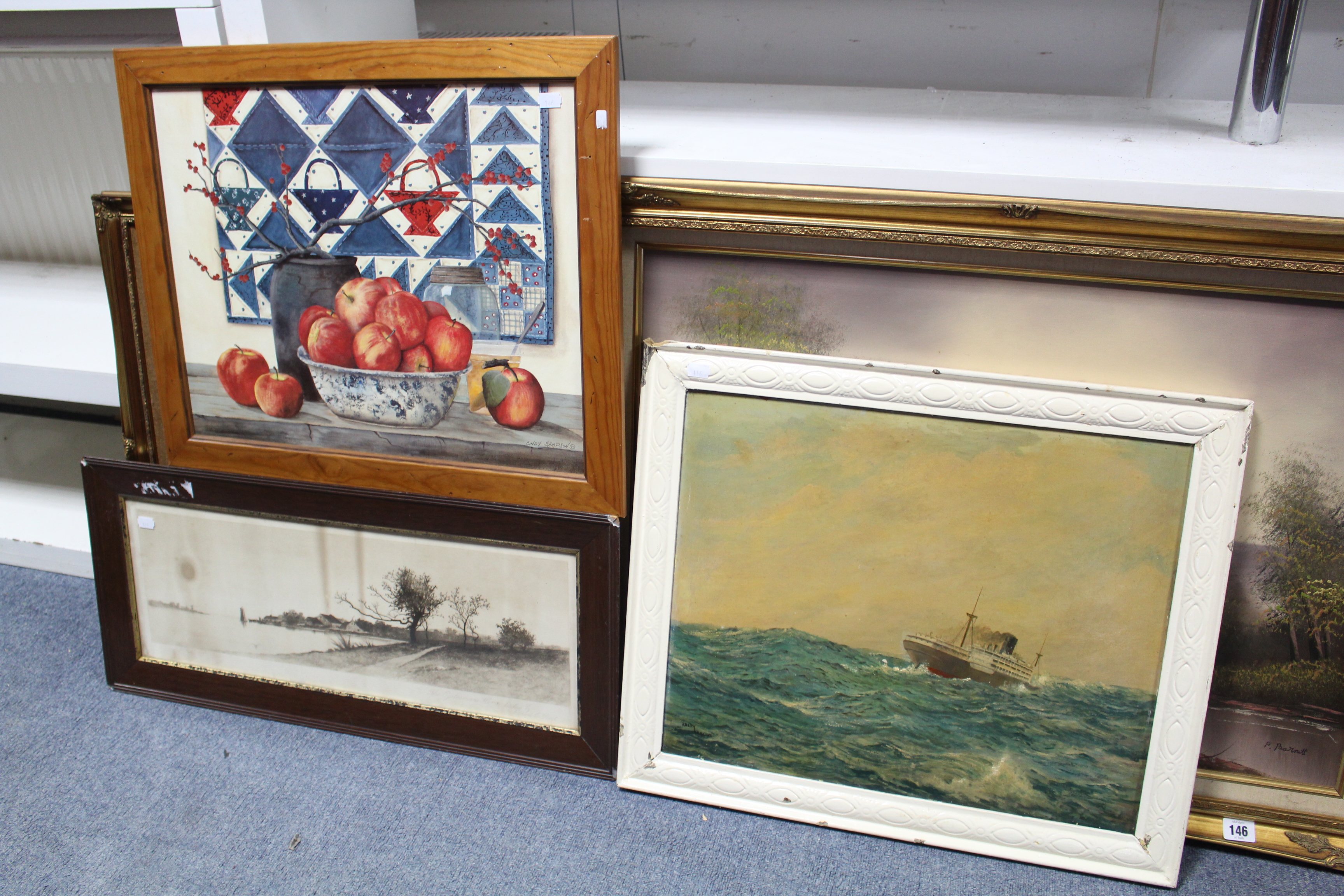 Various decorative paintings & prints. - Image 5 of 5