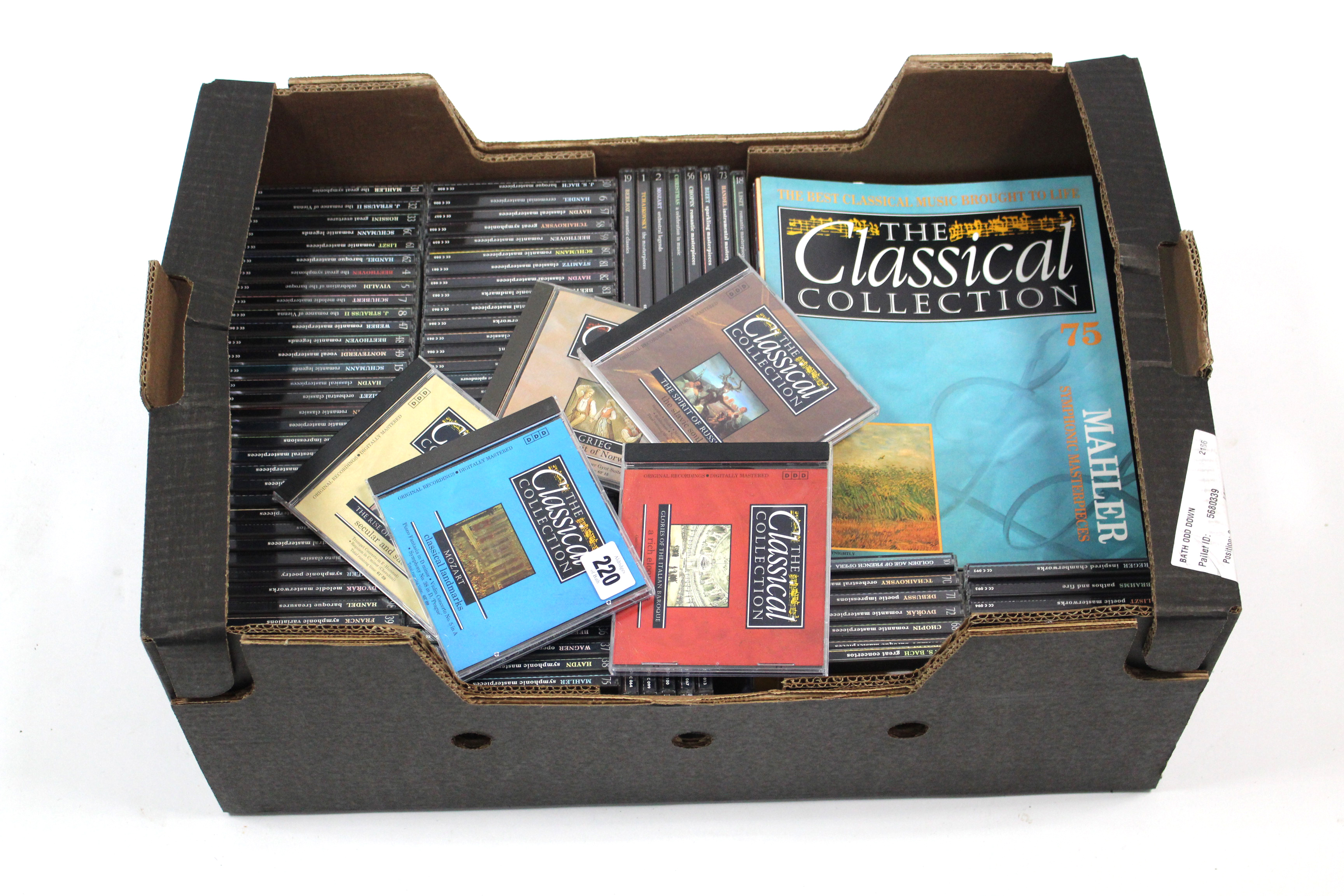 A set of “The Classical Collection” CDs; & a ditto set of magazines.