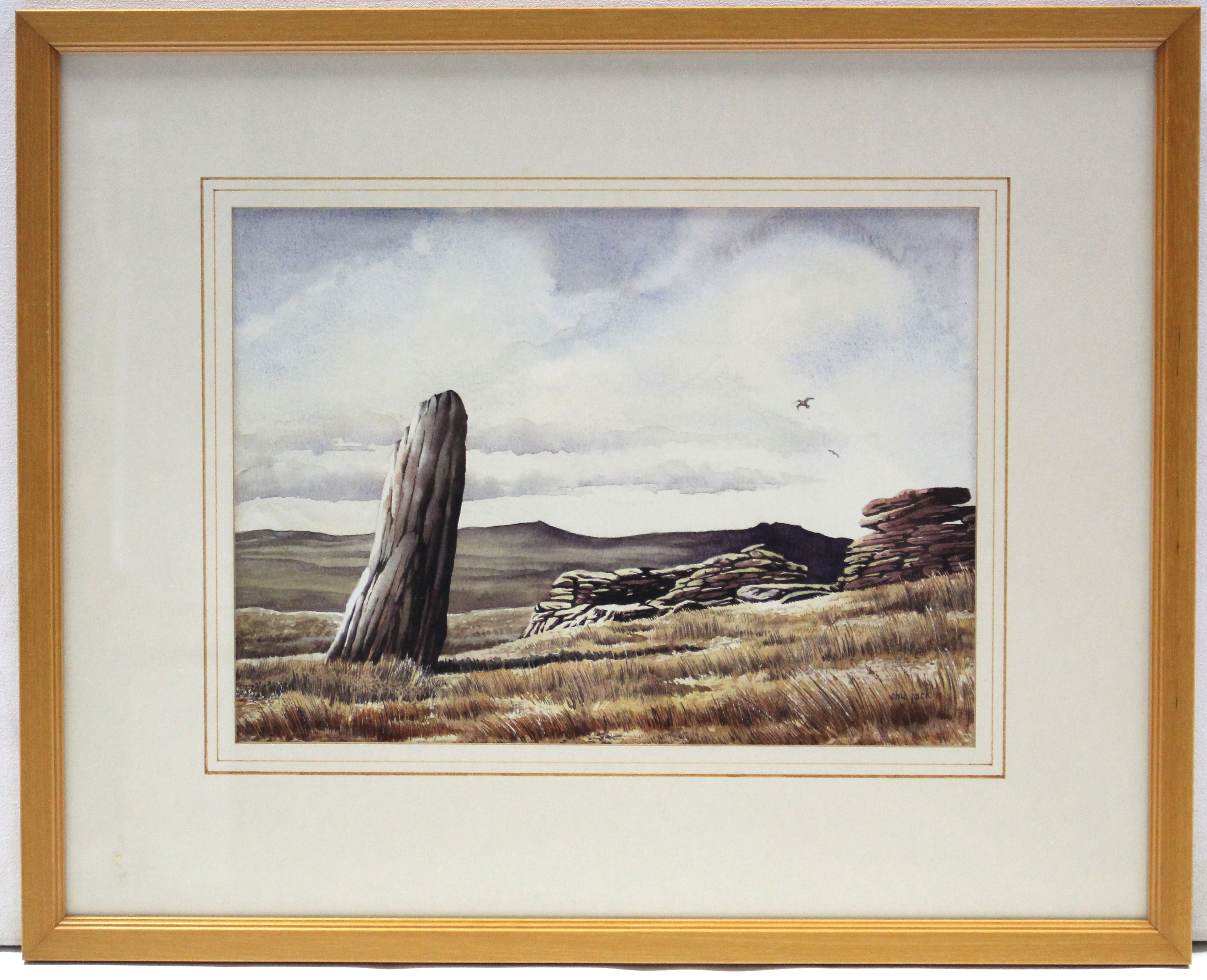 C. D. (Chic) JACK (20th century). Three landscape studies titled: “Western Inlet”, “Curlew - Image 2 of 3