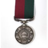 The Indian Army Long Service & Good Conduct Medal awarded to: F-1 W-Carr. Khajana Ghert 9GR.