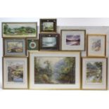 Various decorative paintings & prints.