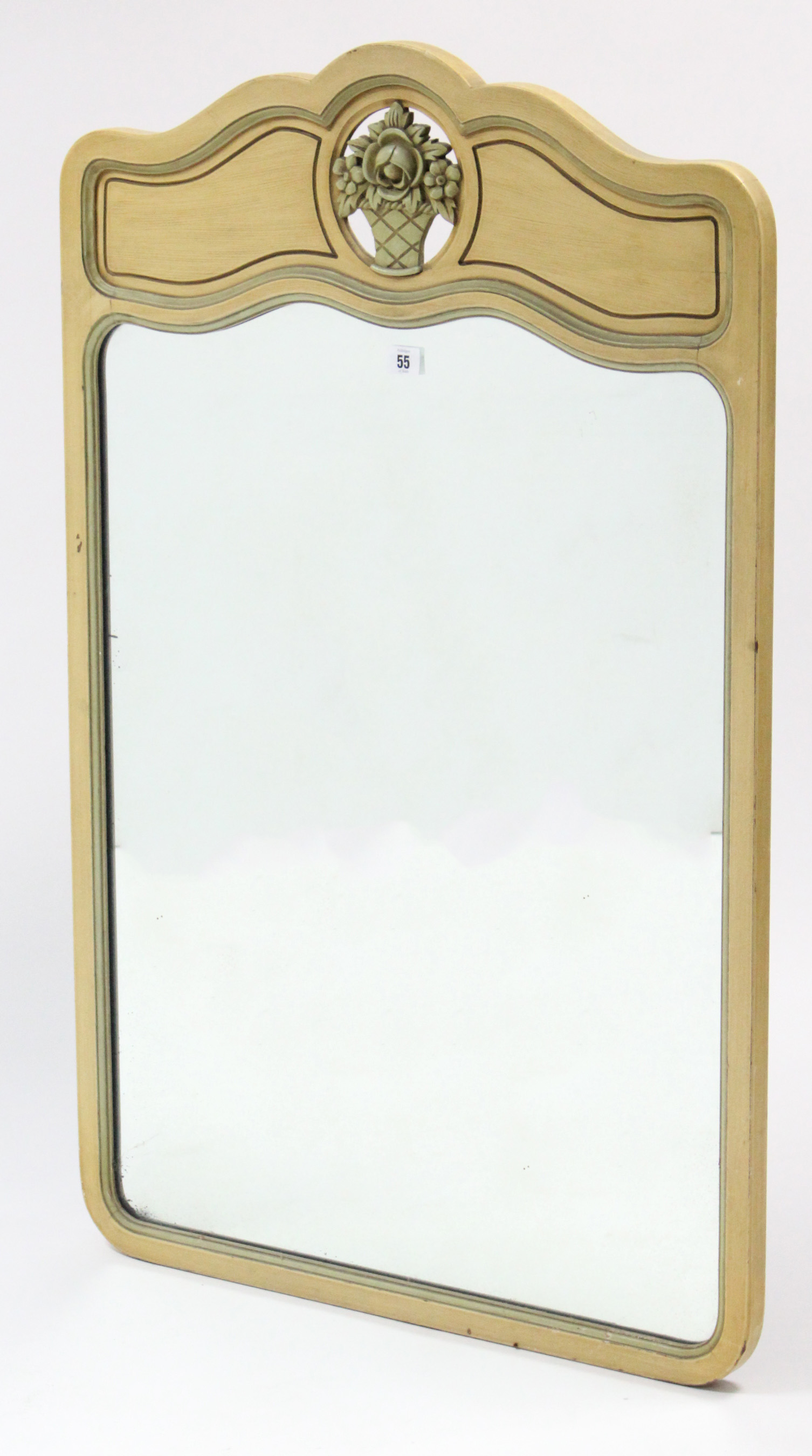 A similar rectangular wall mirror, 25½” x 40½”; a matching coffee table, 30” wide & a similar