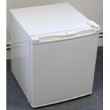 A Curry’s counter-top freezer in white-finish case, 17” wide x 20” high