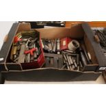 A collection of assorted cutting tools, precision reamers, etc., (two boxes).