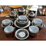 Various items of decorative china, pottery, & glassware.