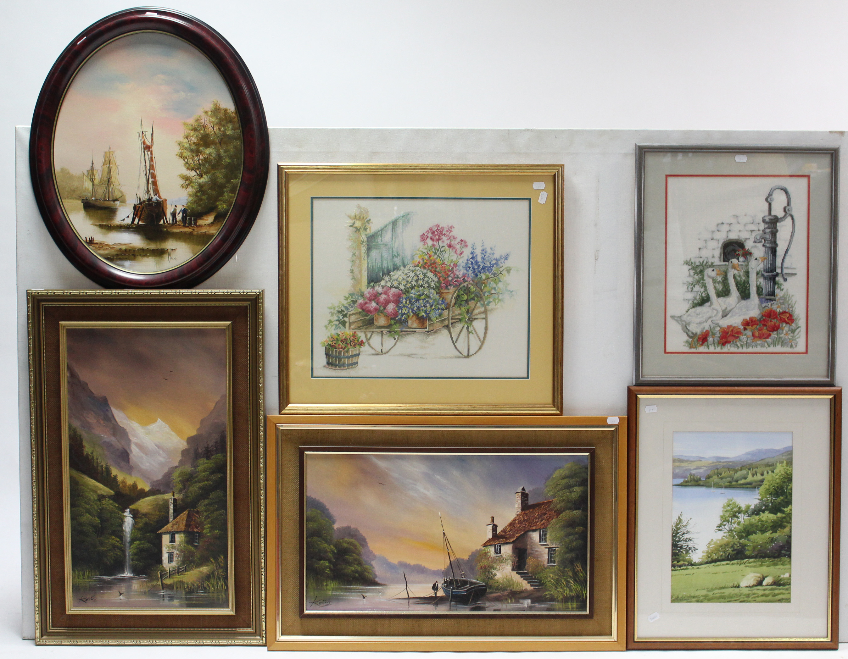 Various decorative paintings & prints. - Image 3 of 4