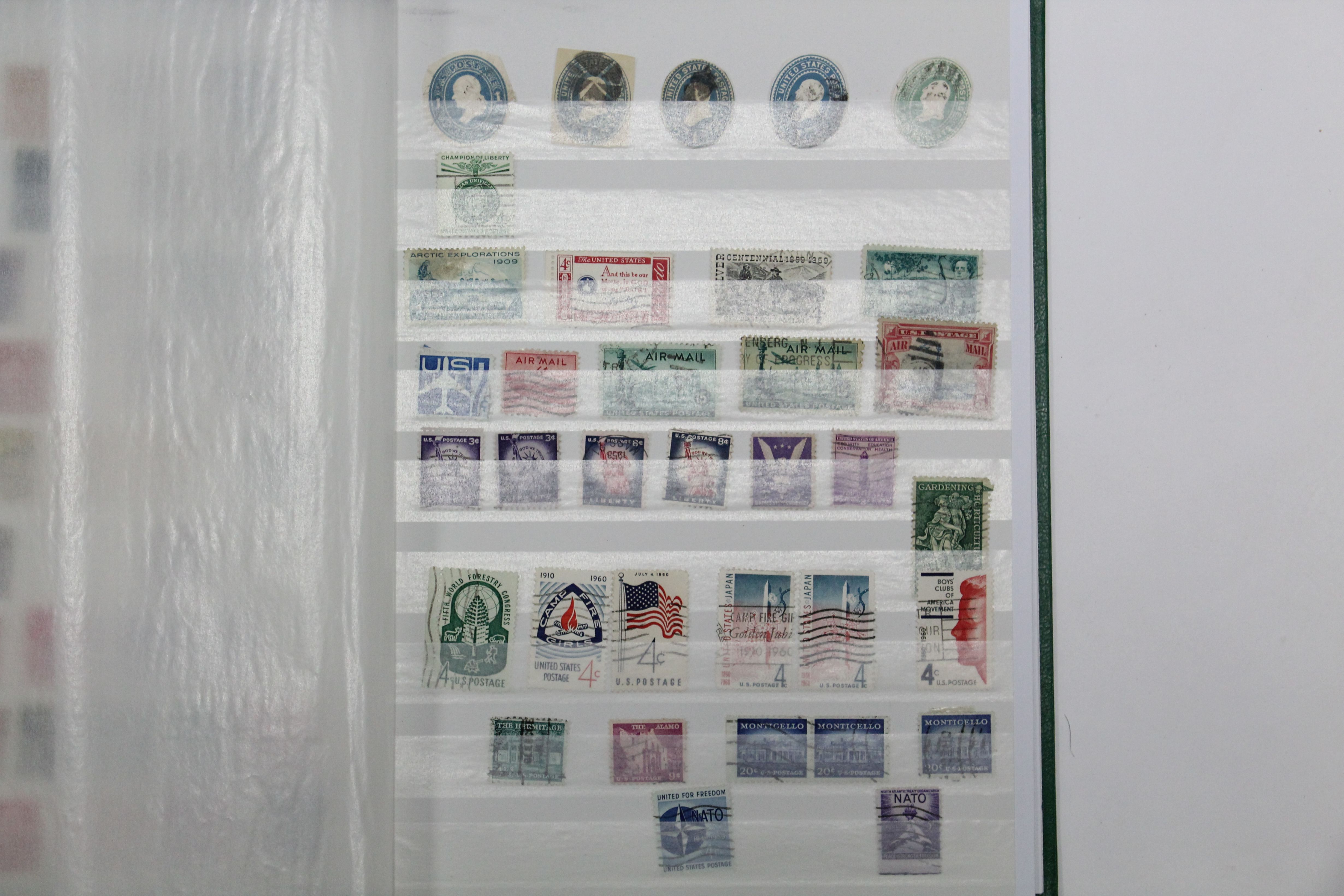 A collection of G. B. pre-decimal & British Empire stamps in two albums; & a collection of G. B. & - Image 3 of 5