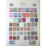 A collection of G. B. & foreign stamps in five various albums.