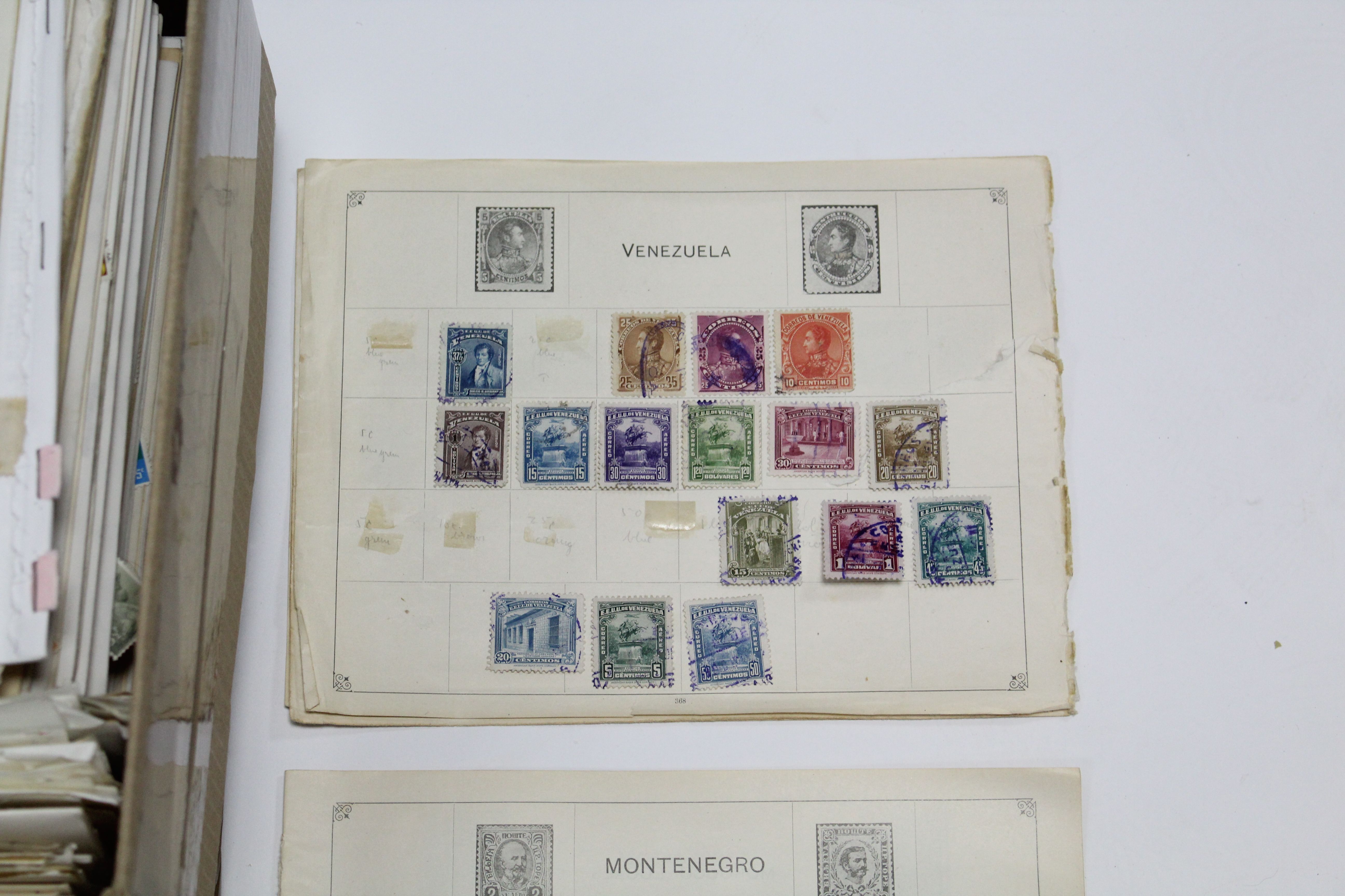 A large quantity of mostly foreign stamps on loose album leaves, & in booklets. - Image 5 of 5