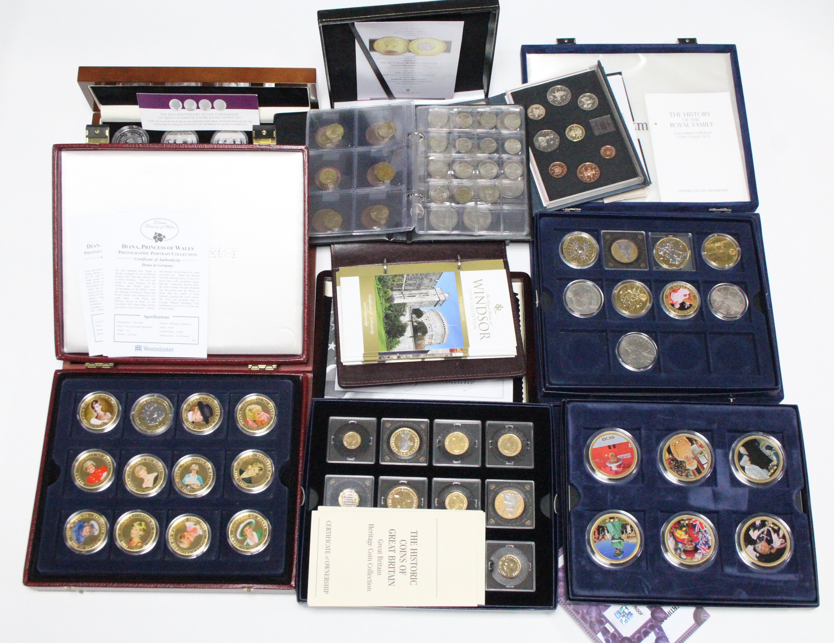 Various sets & part sets of commemorative coins by Westminster, London Mints, etc., including - Image 5 of 6