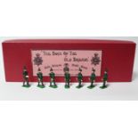 A set of Langley figures “The Boys of the Old Brigade, Rifle Brigade Bugle Band”, boxed.