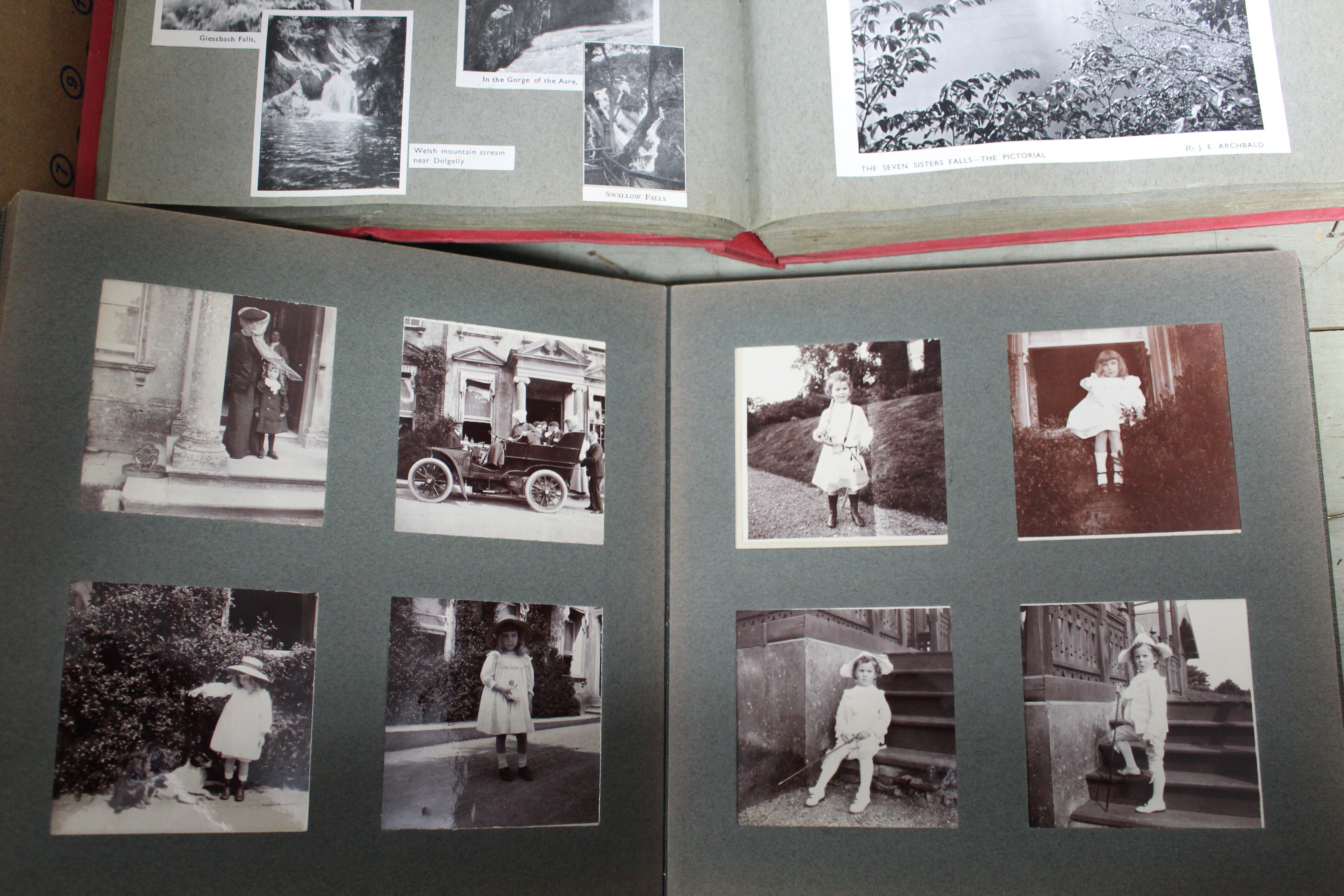 Two scrap books; an album of family photographs, etc. - Image 3 of 6