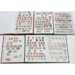 A collection of G. B. pre-decimal & British Empire stamps in two albums; & a collection of G. B. &