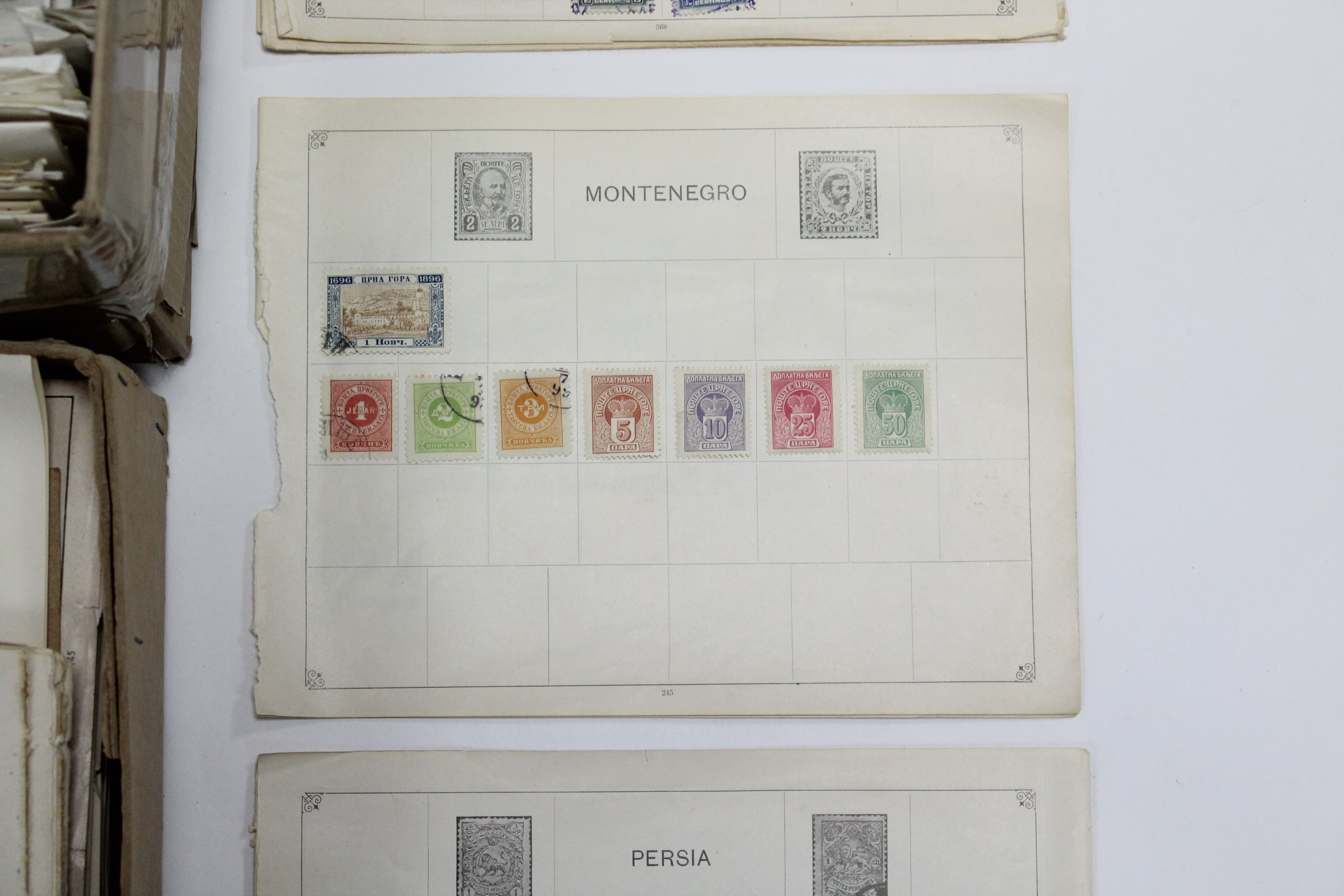 A large quantity of mostly foreign stamps on loose album leaves, & in booklets. - Image 4 of 5