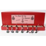 A set of Langley figures “The Boys of the Old Brigade, Grenadier Guards”, boxed.