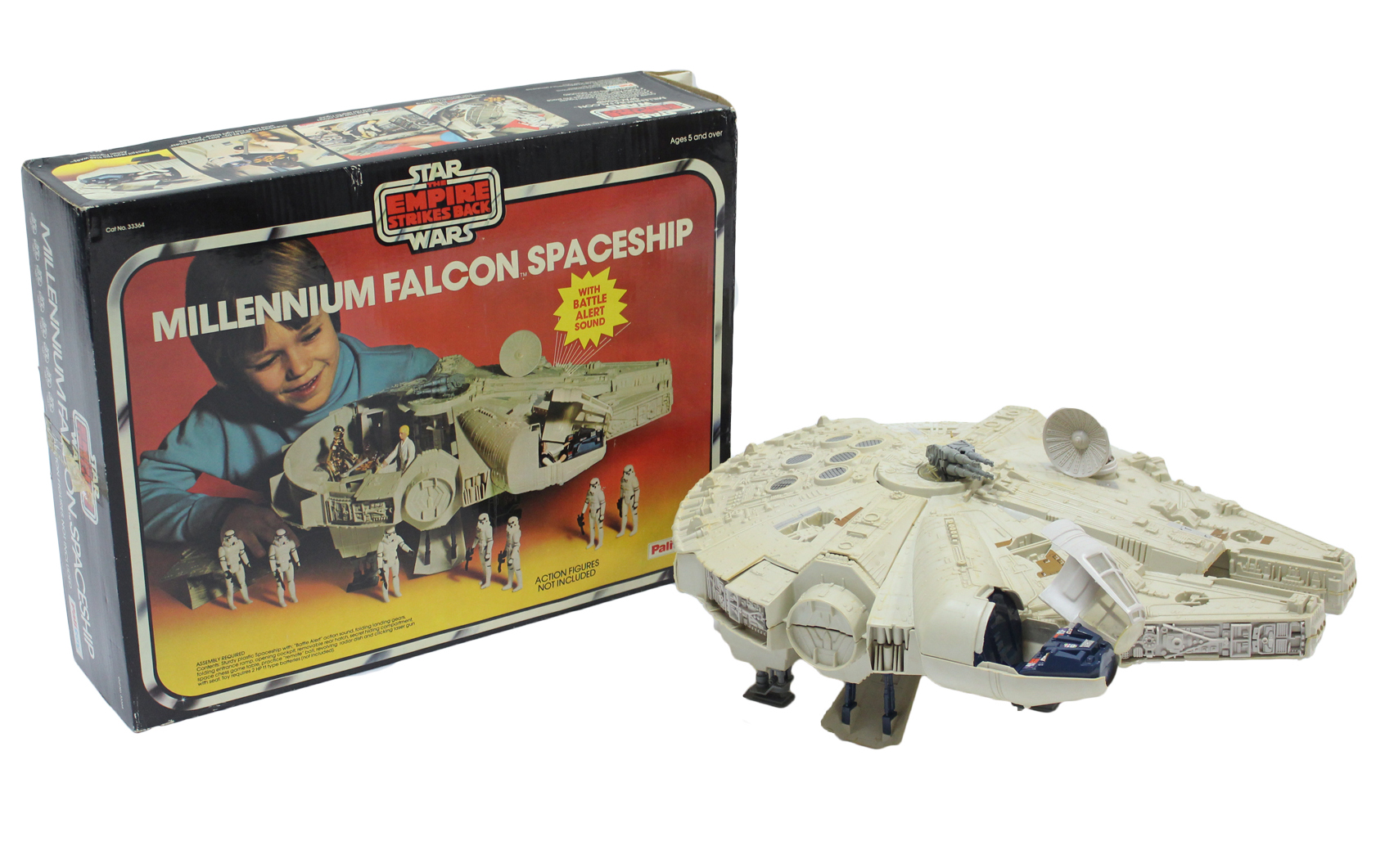A PALITOY STAR WARS THE EMPIRE STRIKES BACK TOY “MILLENNIUM FALCON SPACESHIP”, BOXED.