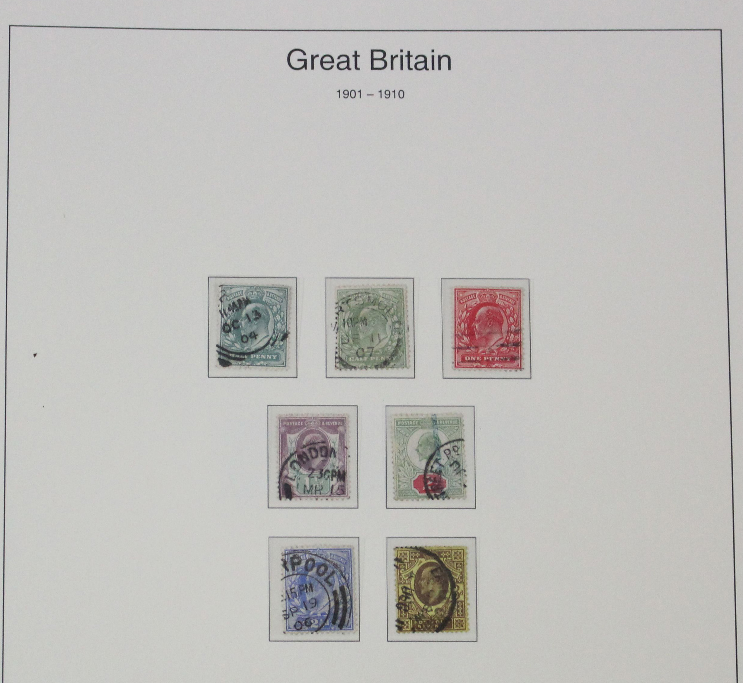 The “Great Britain Collection”, Edward VII to Geo. VI, including mint 1919 Postal Union Congress £