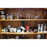 Various items of decorative china, pottery, glassware, etc.