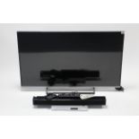 *LOT WITHDRAWN* A Panasonic 49” LED television; a Samsung sound bar; & a Philips DVD player, each