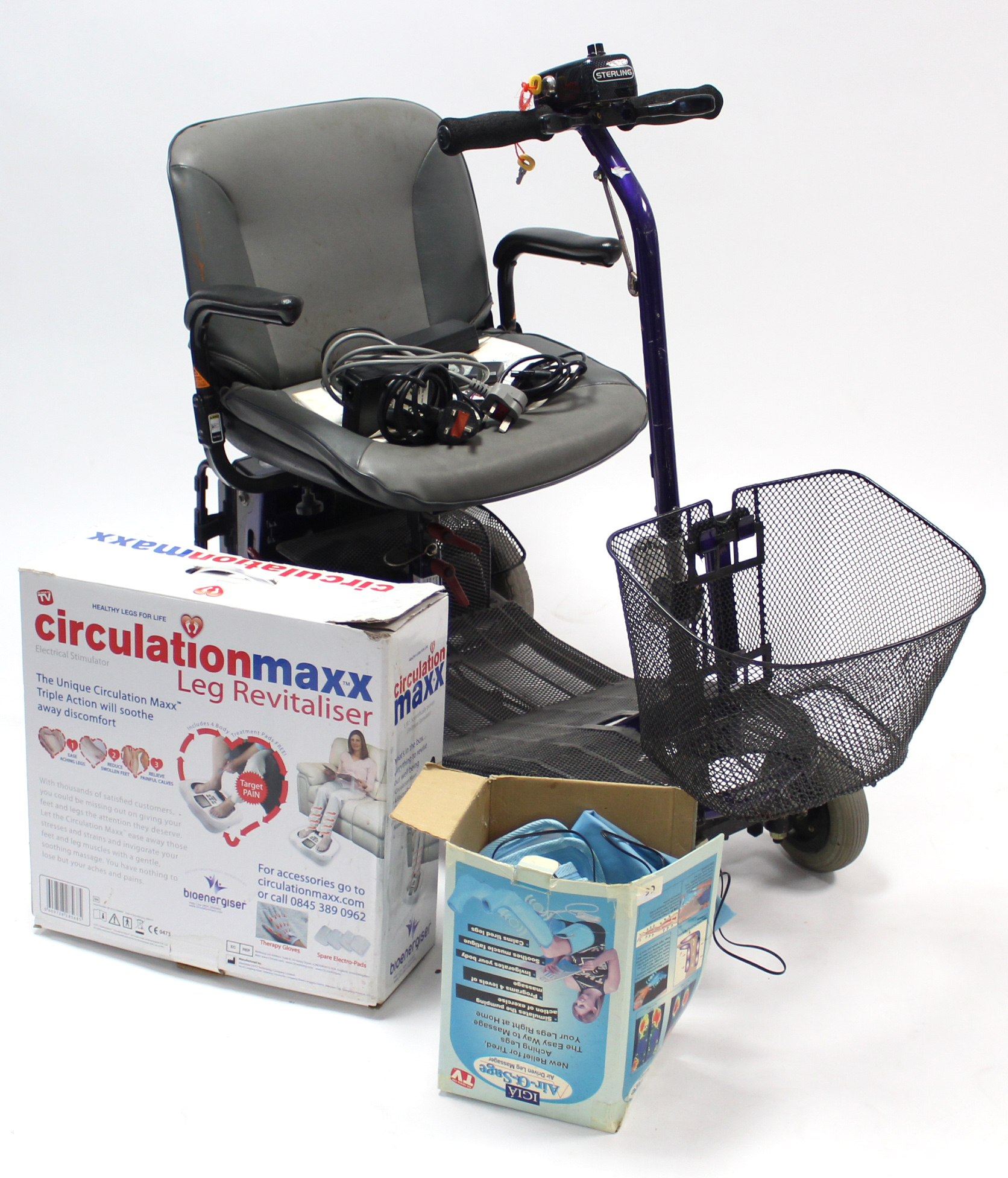 A Sunrise mobility scooter; & a circulation Maxx “leg revitaliser”, boxed. - Image 2 of 3