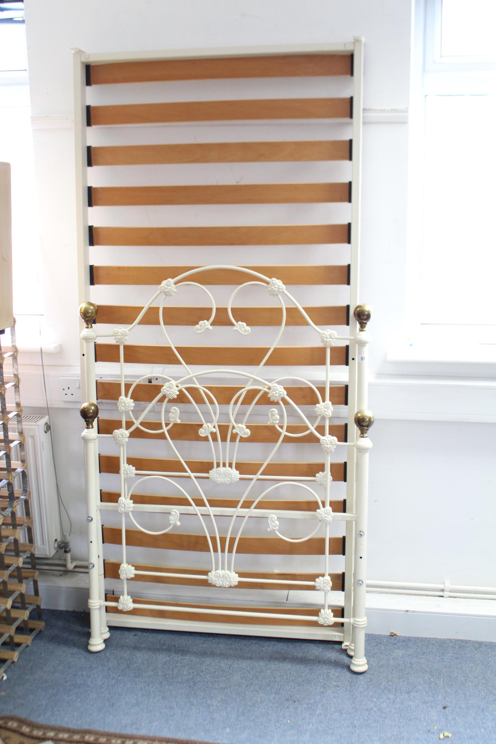 A Victorian-style 3’ bedstead. - Image 2 of 2