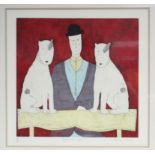 ANNORA SPENCE (born 1963), by and after. A Limited Edition print titled: “Lady and Two Dogs”. Signed