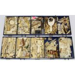 A large quantity of ivory, bone, & other sections fragments, etc., for restoration use.