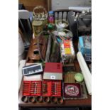 Four car radios; various belts & belt buckles; & sundry other items.