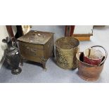 Various items of platedware & metalware.