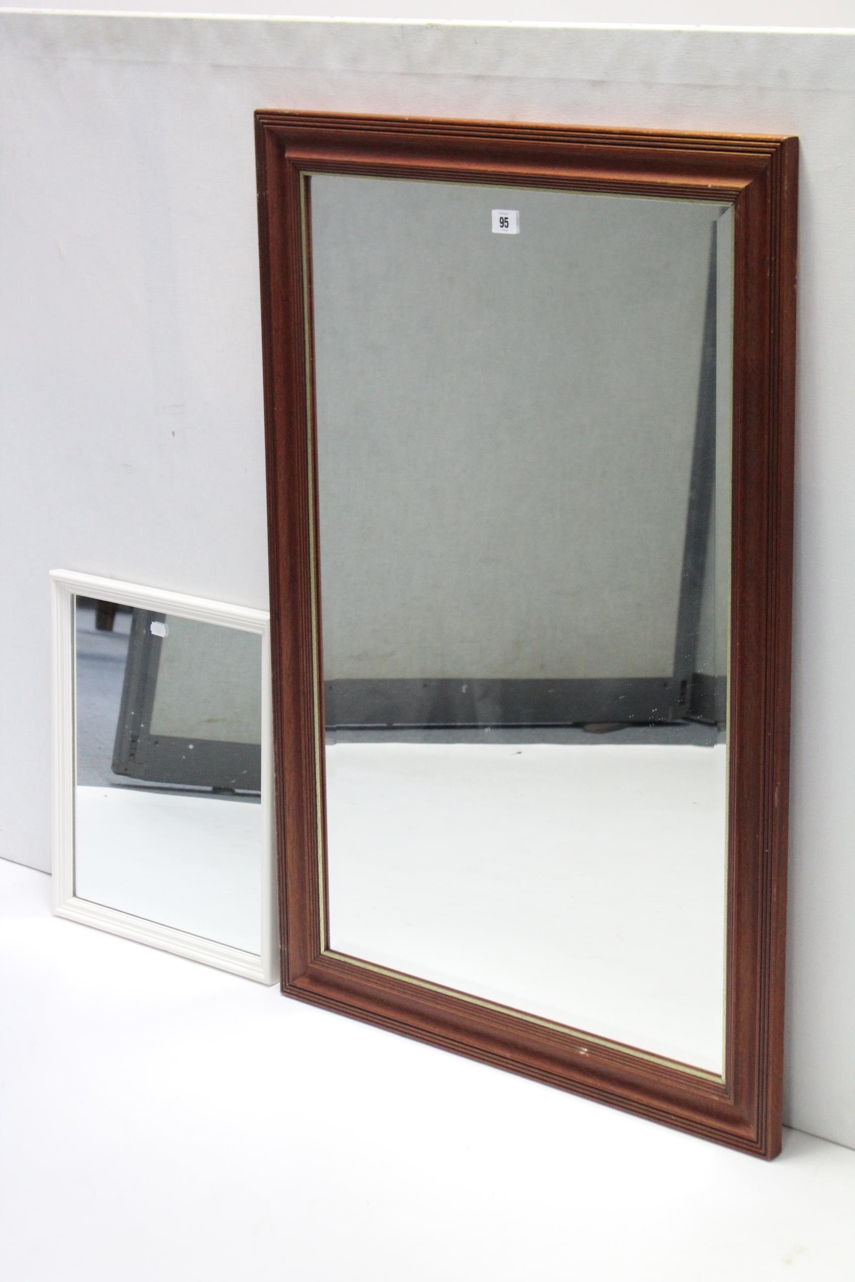 Two rectangular wall mirrors; & various decorative pictures. - Image 3 of 4