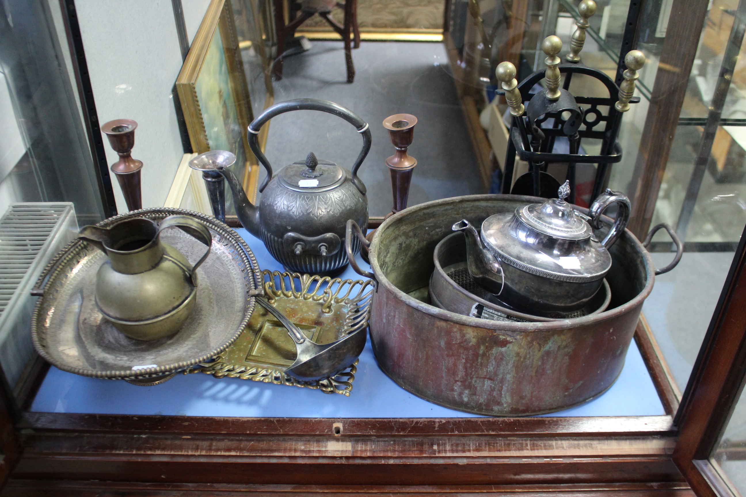 Various items of platedware & metalware. - Image 2 of 2