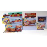 Four Corgi classics die-cast “Chipperfields Circus” vehicles, all boxed.