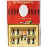 A set of Britain’s figures “U.S. Marine Corps” (No. 7303), boxed.