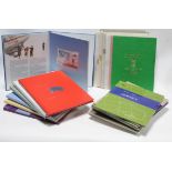 Six Jersey Post Yearbooks of Jersey stamps, 2012-2017; & twenty-five books of Jersey special stamps,