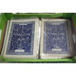 Forty volumes of Cassels Art magazine, circa 1892-1899