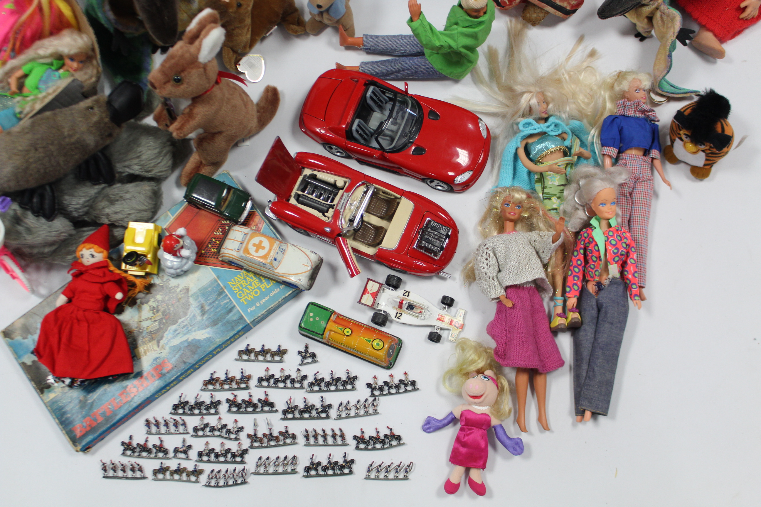 Various dolls; soft toys; model cars, etc. - Image 3 of 5