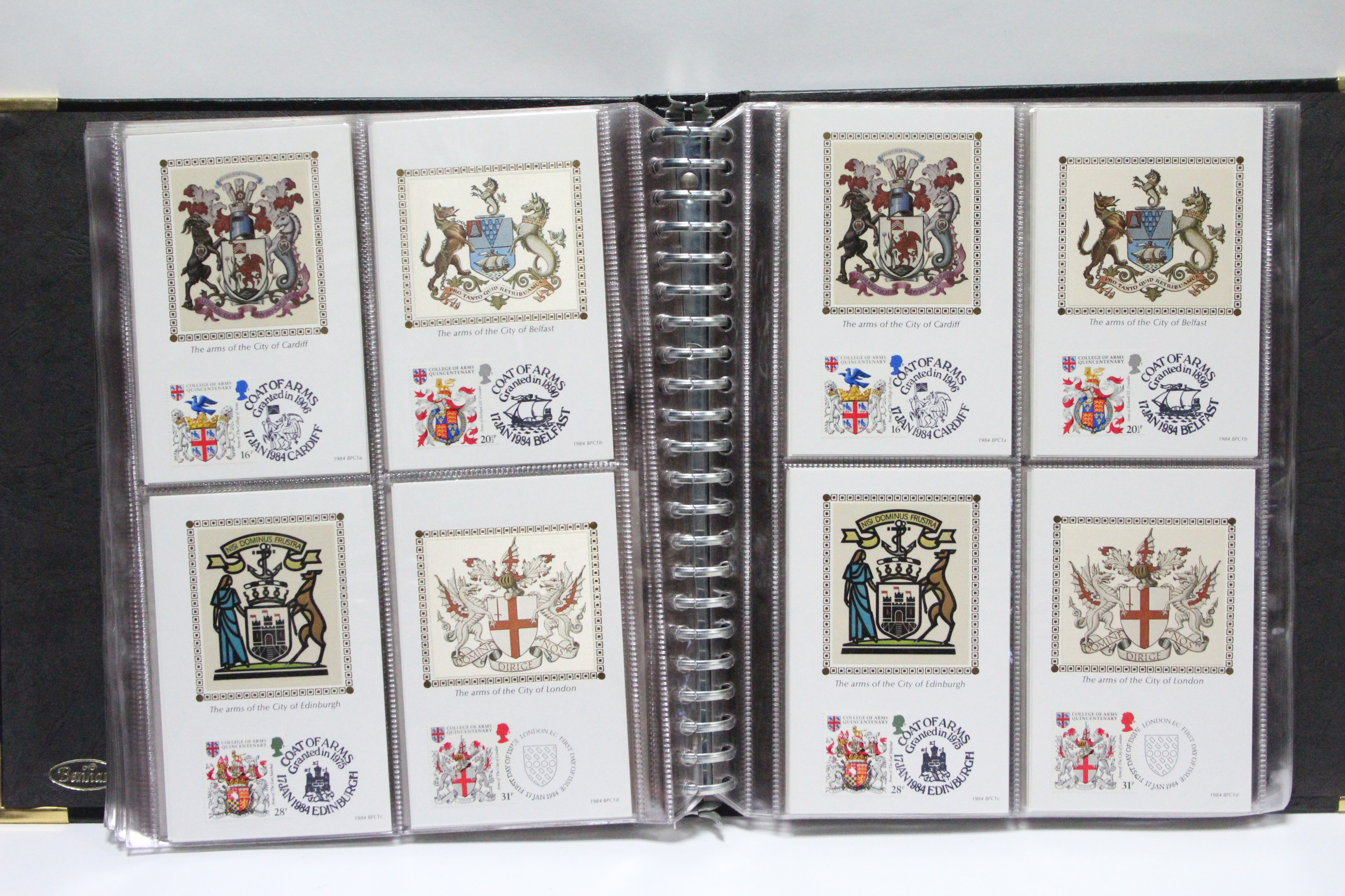 A collection of approximately 240 Benham silk First Day covers, early 1980’s in four albums; & - Image 2 of 4