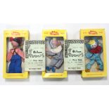 Three Pelham Junior Range string puppets, “Andy Pandy”; “Clown”; & “Father”, all boxed; & two